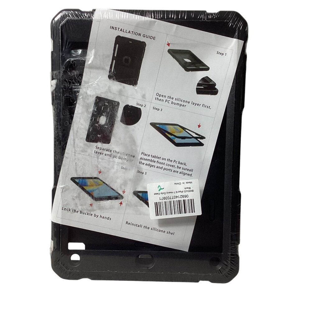 BMOUO Heavy Duty Protective Case, Apple iPad 9.7-inch